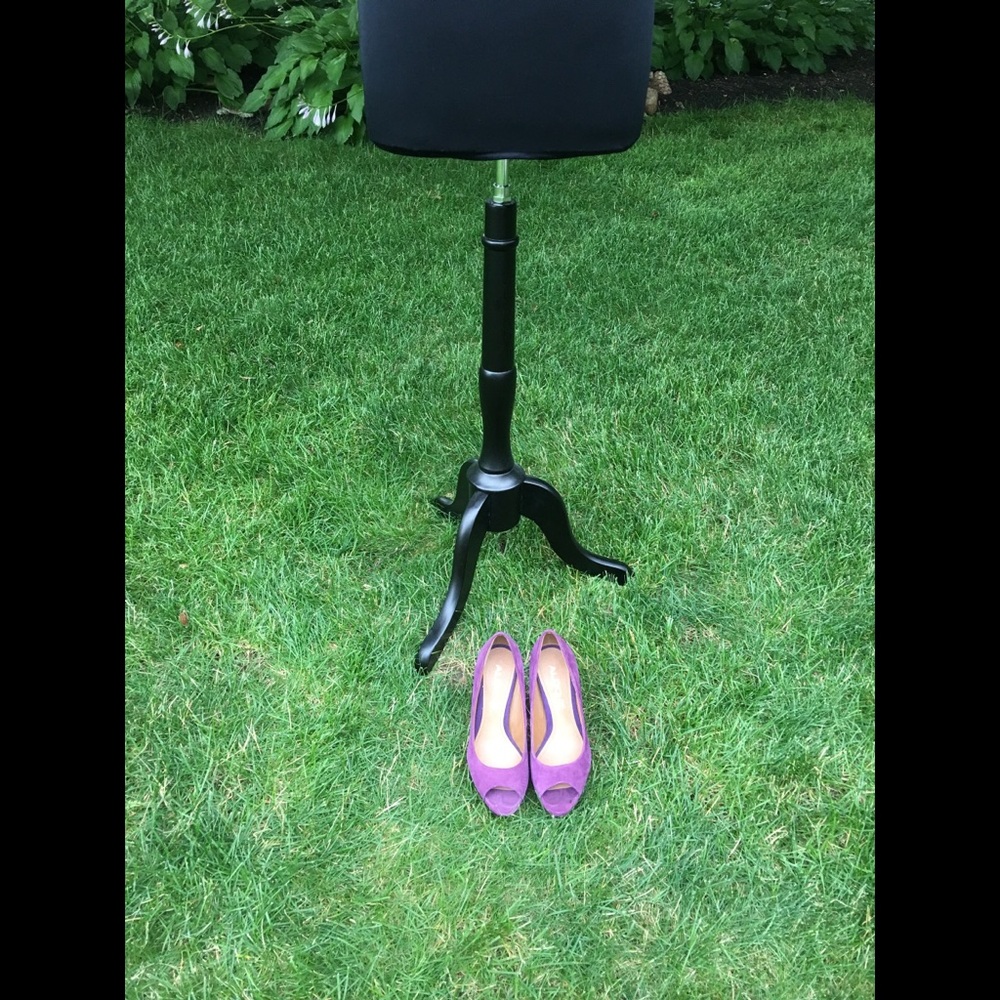 Royal purple Aldo platform heels
